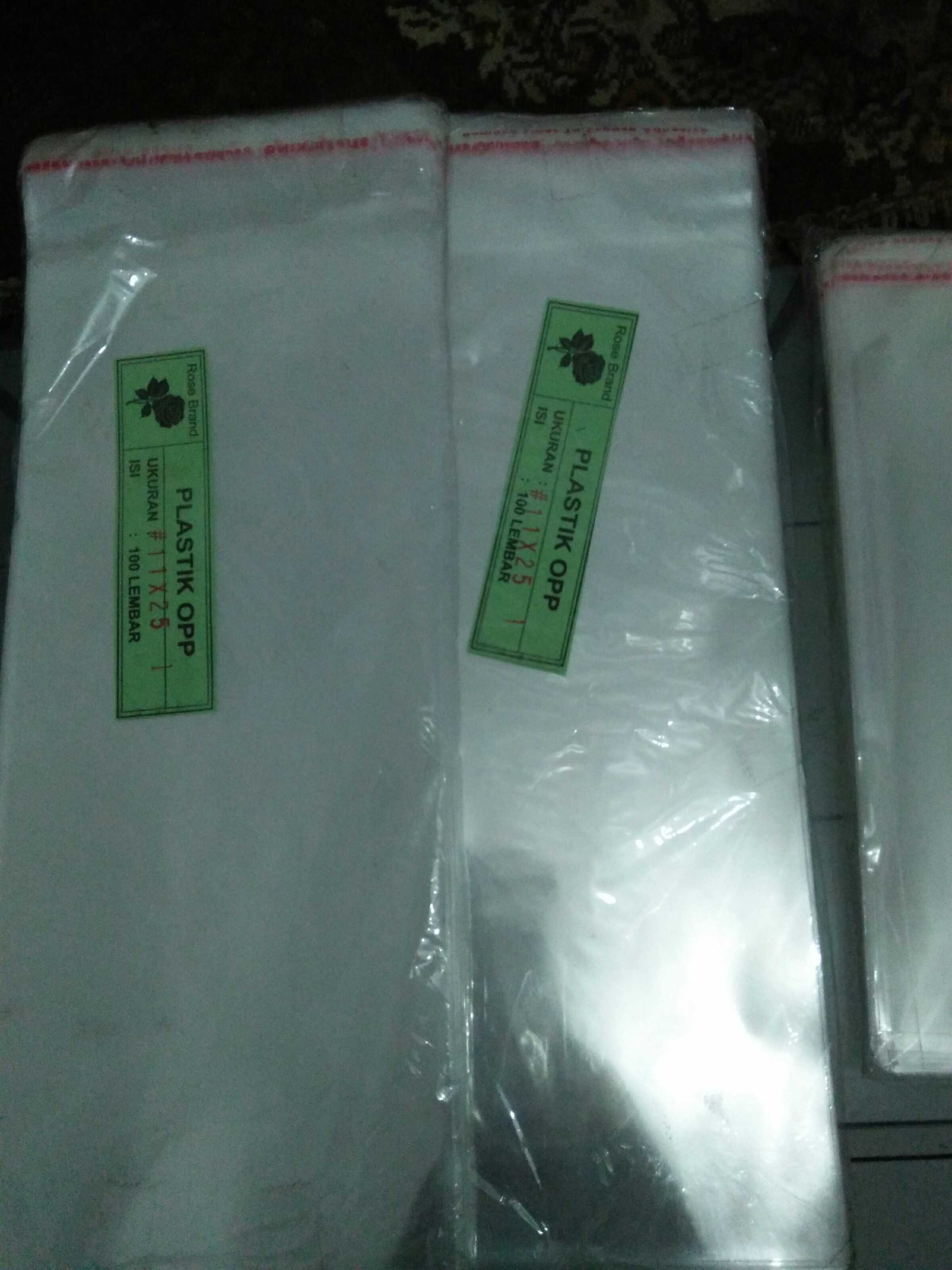 Plastik Opp Tebal 11x25 Single Seal Kuat Lem Buat Baju Celana Undangan