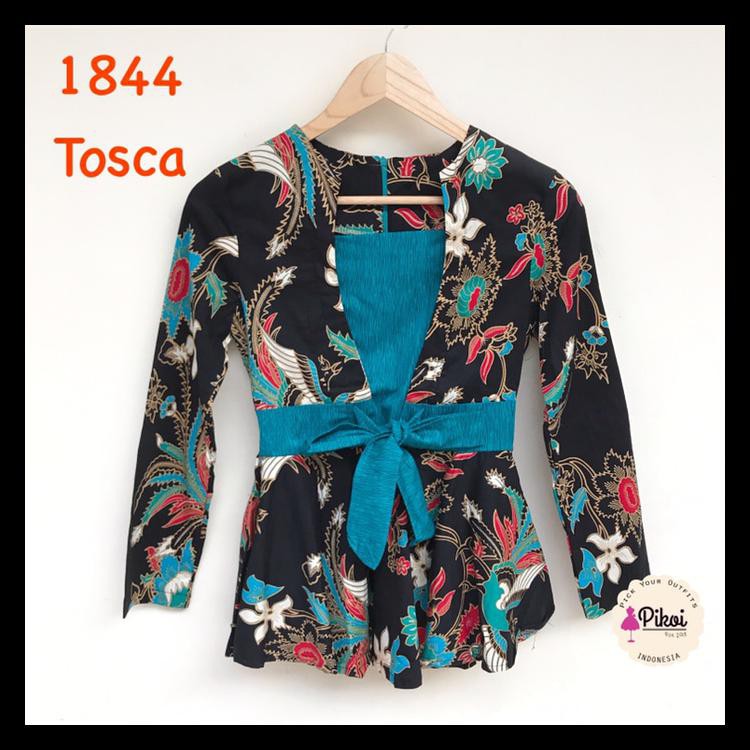 TERLARIS PROMO BAJU BATIK MODERN WANITA / BATIK LENGAN PANJANG / BATIK KANTOR CUCI GUDANG