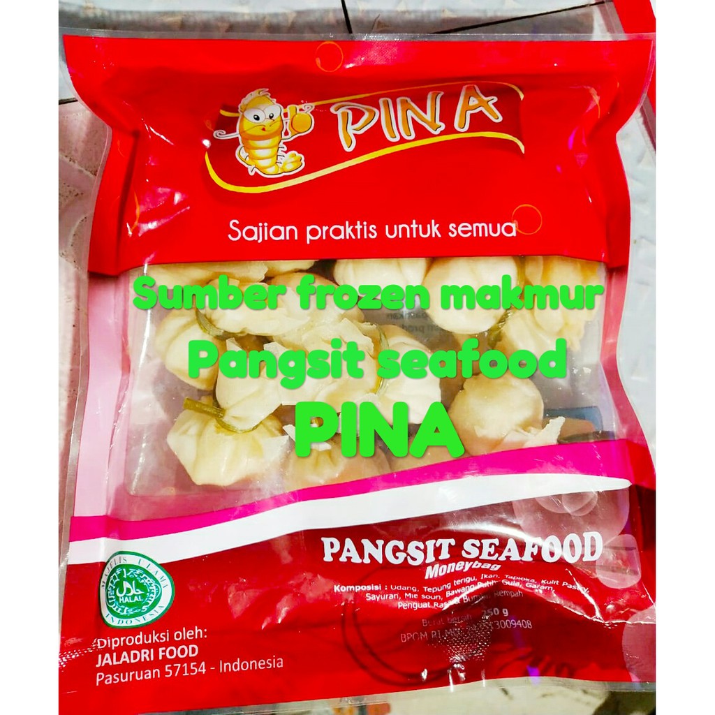 

pangsit seafood PINA sumber frozen makmur