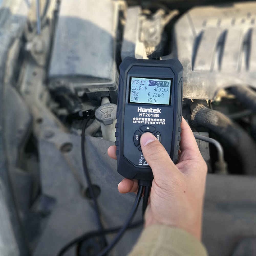 Alat Cek Aki Battery Tester Analyzer Hantek HT2018B 6V 12V 24V