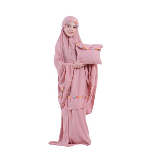 Mukena Anak Perempuan Mukena Rayon Set Anak Mukena Rainbow Terbaru