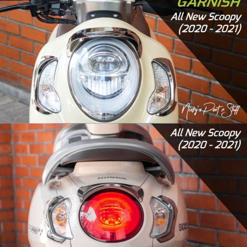 garnish lampu scoopy 2020 2021