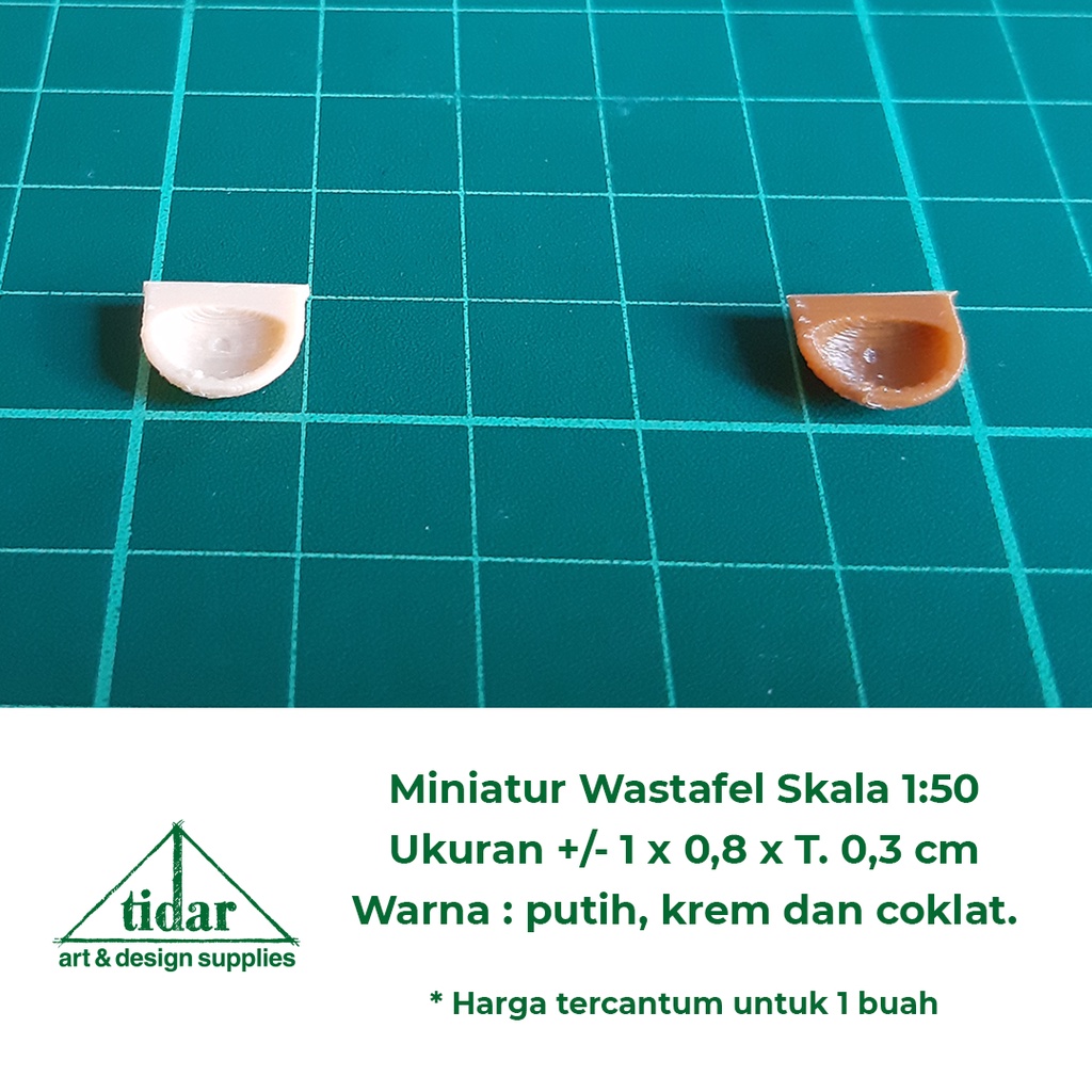 

[MR] AN - Miniatur Maket Wastafel / Tempat Cuci Tangan Skala 1:50