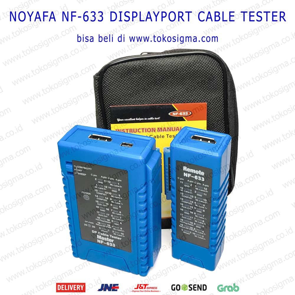 NF-633 MINI DISPLAYPORT - DISPLAY PORT - DP CABLE TESTER kabel mini DP