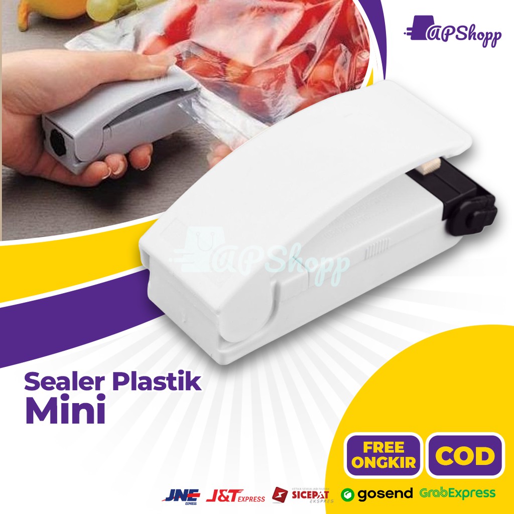 Sealer Plastik Mini Hand Untuk Perekat Press Bungkus Makanan