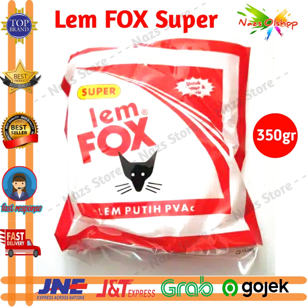 

Lem Fox Putih PVAc Super Refill 350 Gram