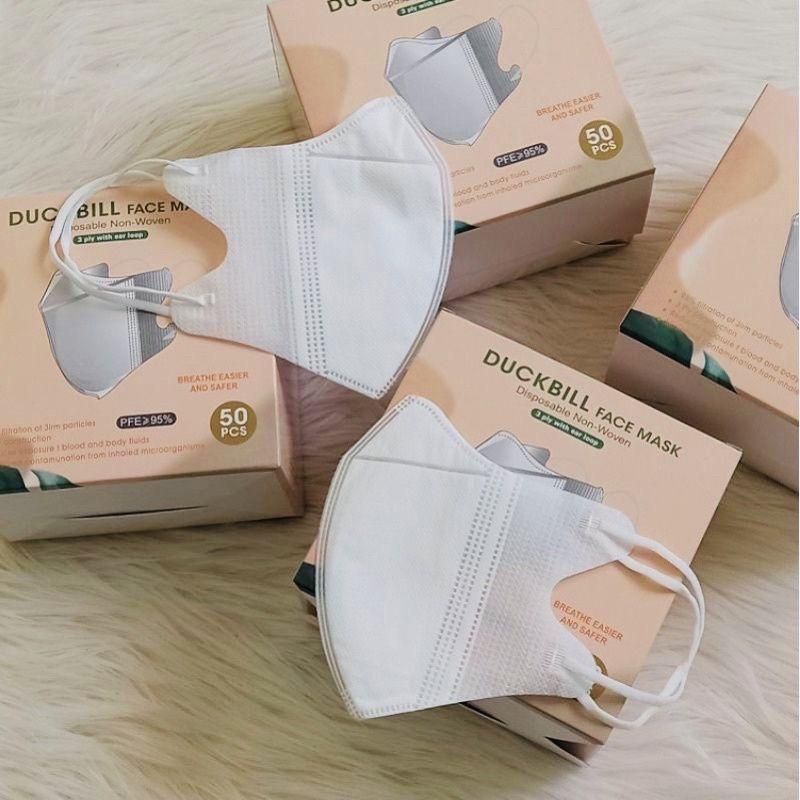 DUCKBILL YNB FACEMASK MASK GARIS MIRIP SENSI ISI 50 PER BOX | MASKER DUCKBILL Y&amp;B