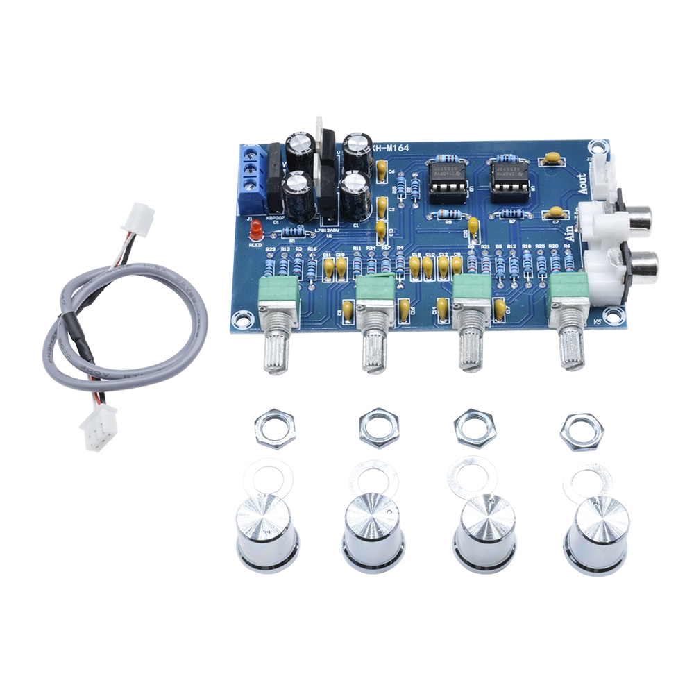 ✫〖ready to ship/COD〗✫ Papan Amplifier Audio Stereo 12-24V NE5532 4CH untuk Elektronik