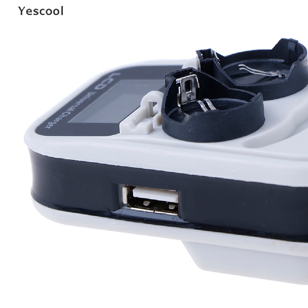 Yescool LIR2032LIR2025LIR2016 Charger Baterai Lithium 3.6V Rechargeable