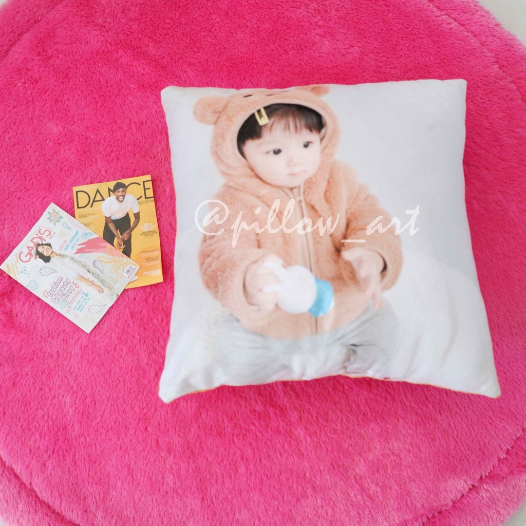 Pillowart - Bantal Custom Foto Fullprint 50 x 50 cm / Hadiah - ART027