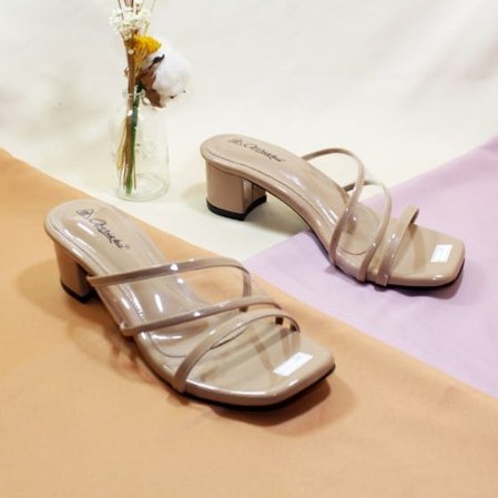 SANDAL HELS TALI MIKA PEREMIUM TERBARU 5CM N 22