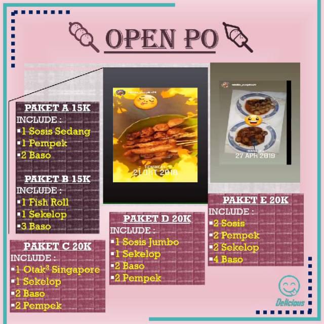 Baso Bakar, Pempek Bakar, Fish Roll Bakar, Sekelop Bakar dan Otak-Otak Bakar