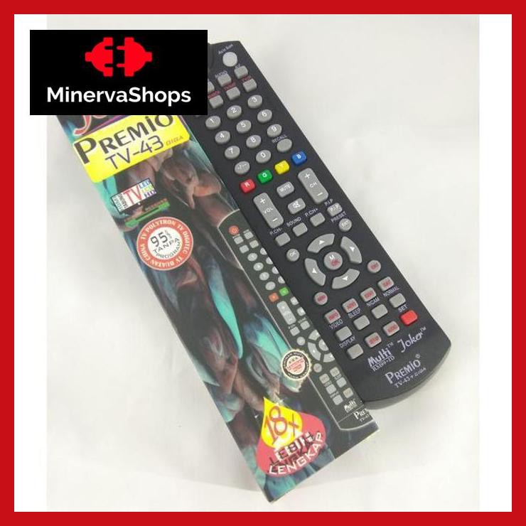Remot Remote Tv Tabung Lcd Led Multi Universal Joker Premio (Mito Dll)