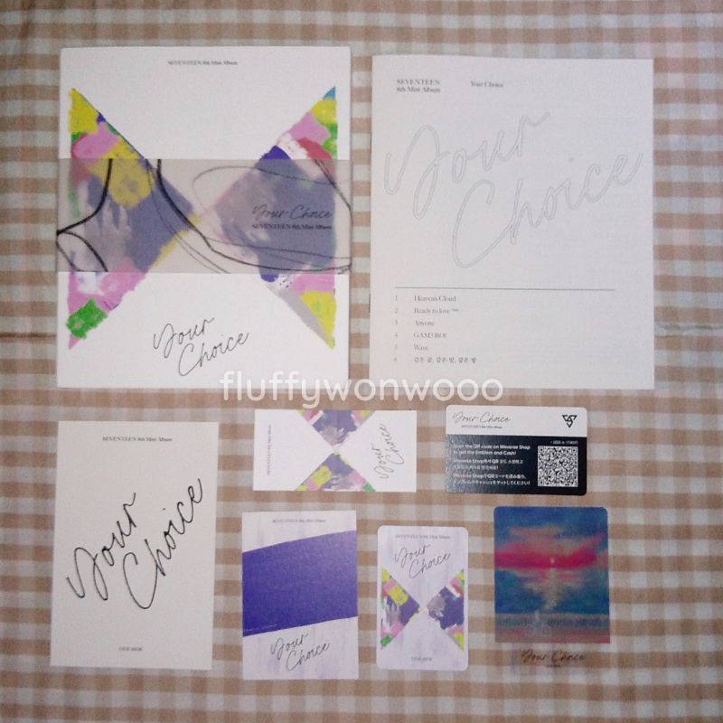 [BACA DESC] SEVENTEEN YOUR CHOICE ONE SIDE VER
