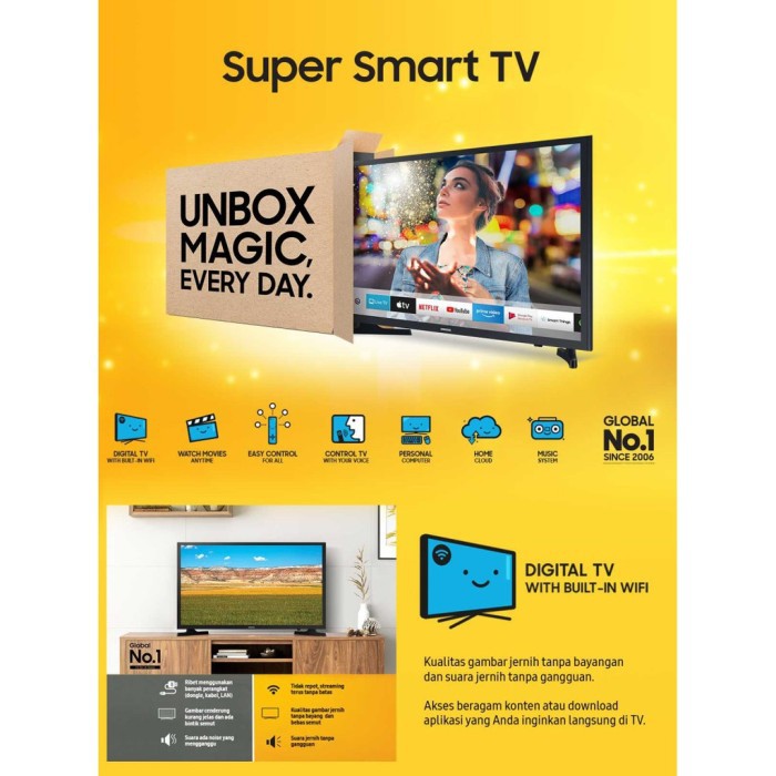 TV LED SMART 32 inch SAMSUNG T4500-1