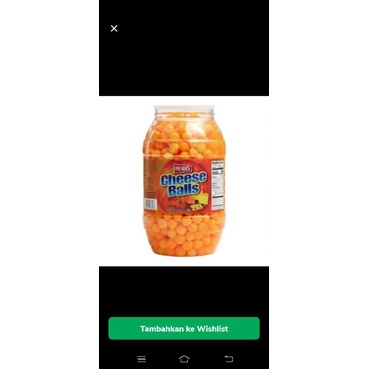 

cheese ball snack keju herrs usa 17 oz