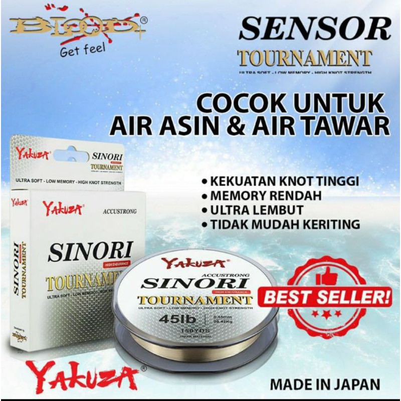 Senar Pancing Blood Sensor Yakuza Sinori 150 m