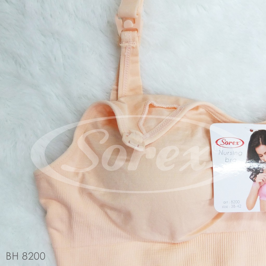 Sorex Bra Menyusui Nursing Bra Kait 3 Setara Cup B Busa Sedang Tanpa kawat seamless nyaman ibu hamil 8200-4