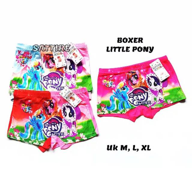 CD Celana Dalam Anak Perempuan Littlepony Celana Dalam Boxer Anak Perempuan Cewek Bayi Kancut Anak