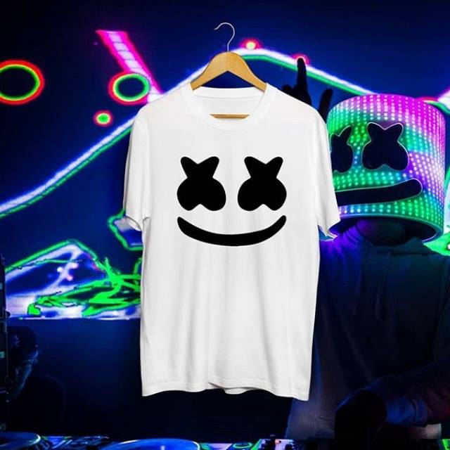 Kaos Marshmello | Baju Marshmello | T-Shirt Marshmello