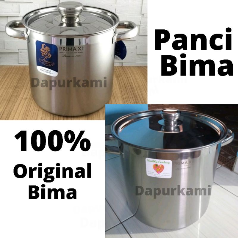 Panci Bima Stainless steal 28cm & 30cm