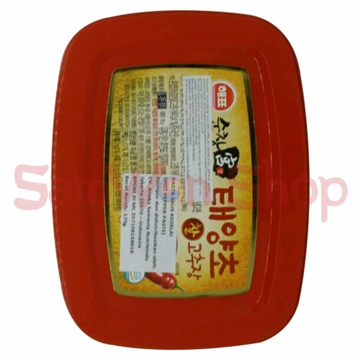 

sambal-aneka- sajo korea hot pepper paste 170 gram -aneka-sambal.