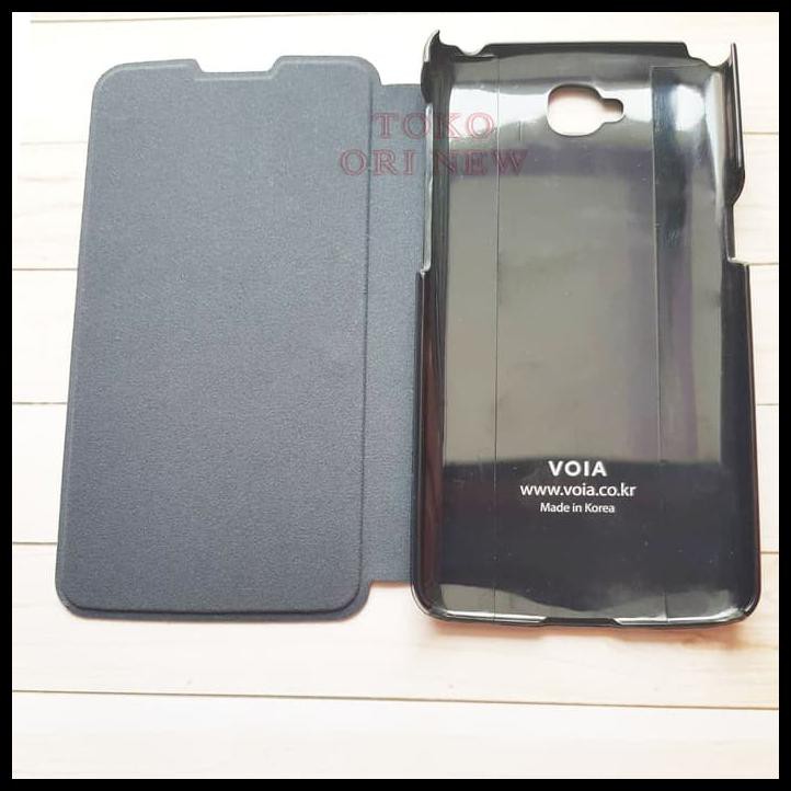 Diskon VOIA Flip Case LG G Pro Lite Cover Baru Casing Hitam Black Sarung Hp QR0361
