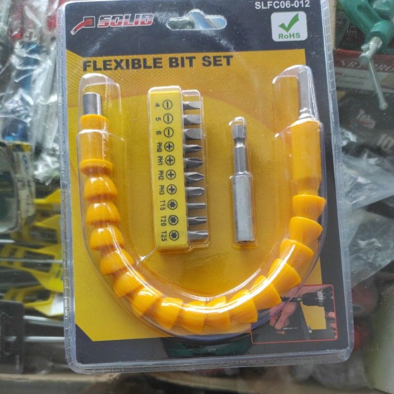 Fleksibel Bor Obeng SOLID