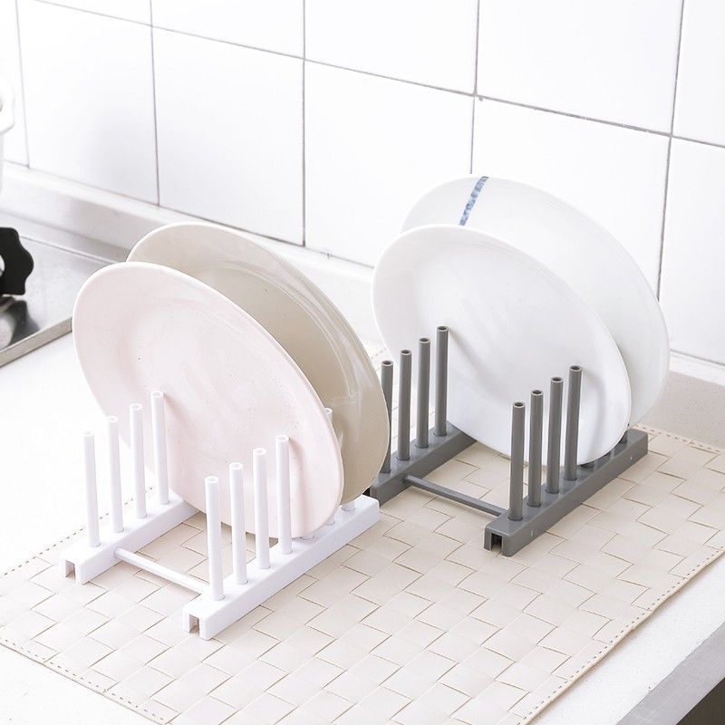 [CLASHOP]Sekat pengering cucian gelas rak piring mini dish drainer dryer dapur kitchen sink tools dryer putih