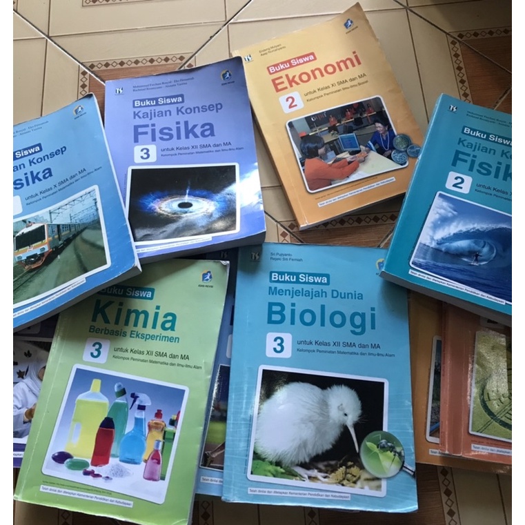 Preloved Buku Pelajaran SMA tiga serangkai
