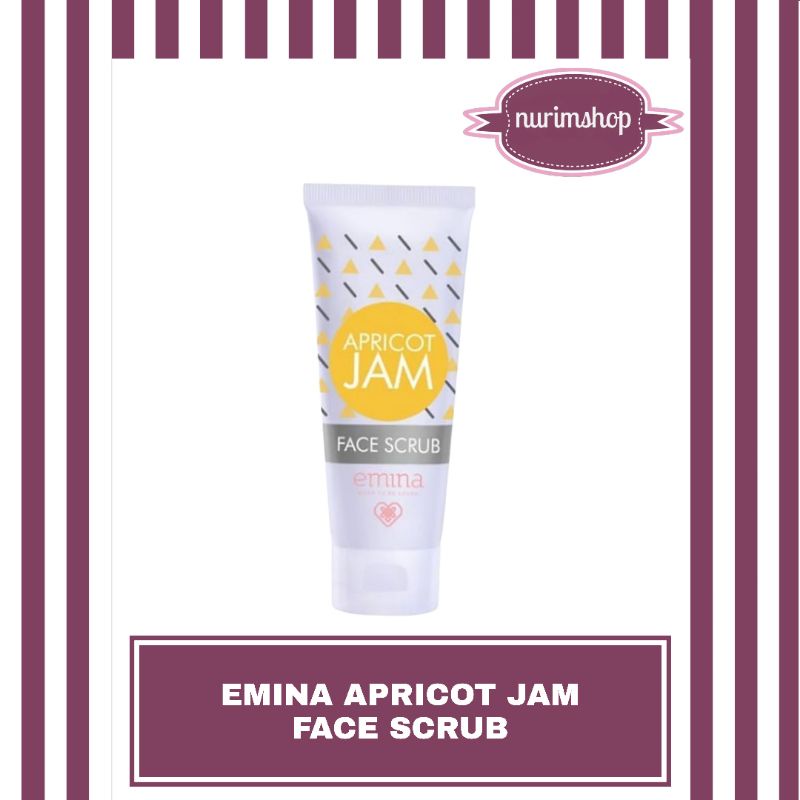 Jual EMINA apricot jam face scrub / scrub wajah 60ml Shopee Indonesia