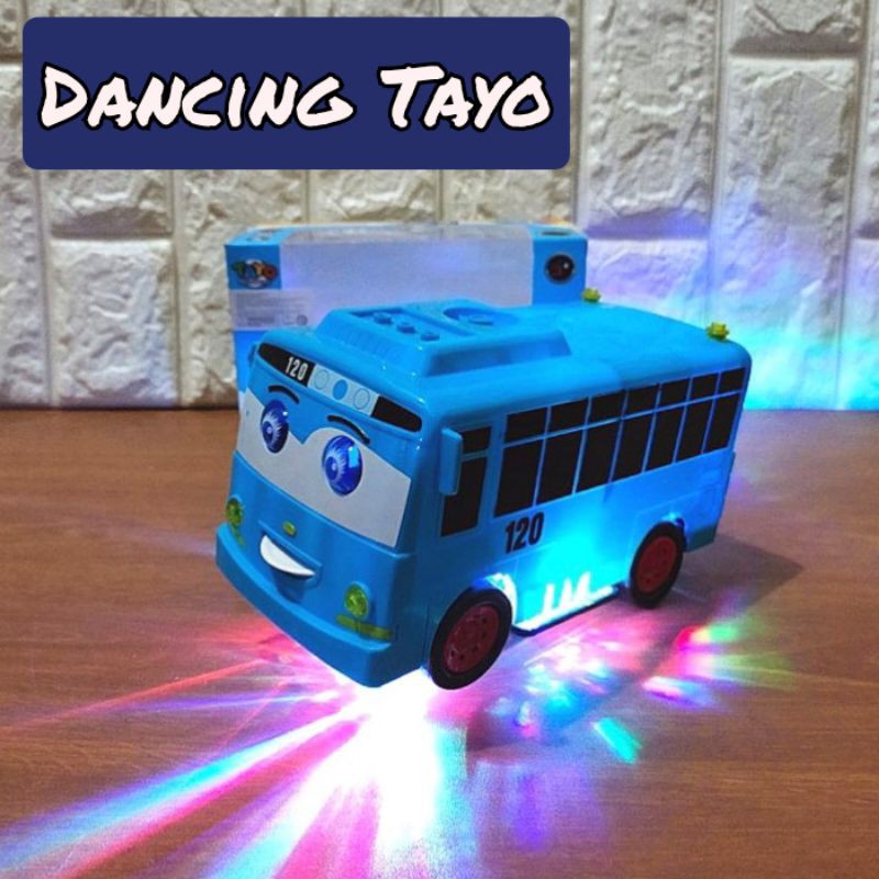 Mainan Dancing Bus Tayo Batre Bis Joget Baterai Anak Edukasi