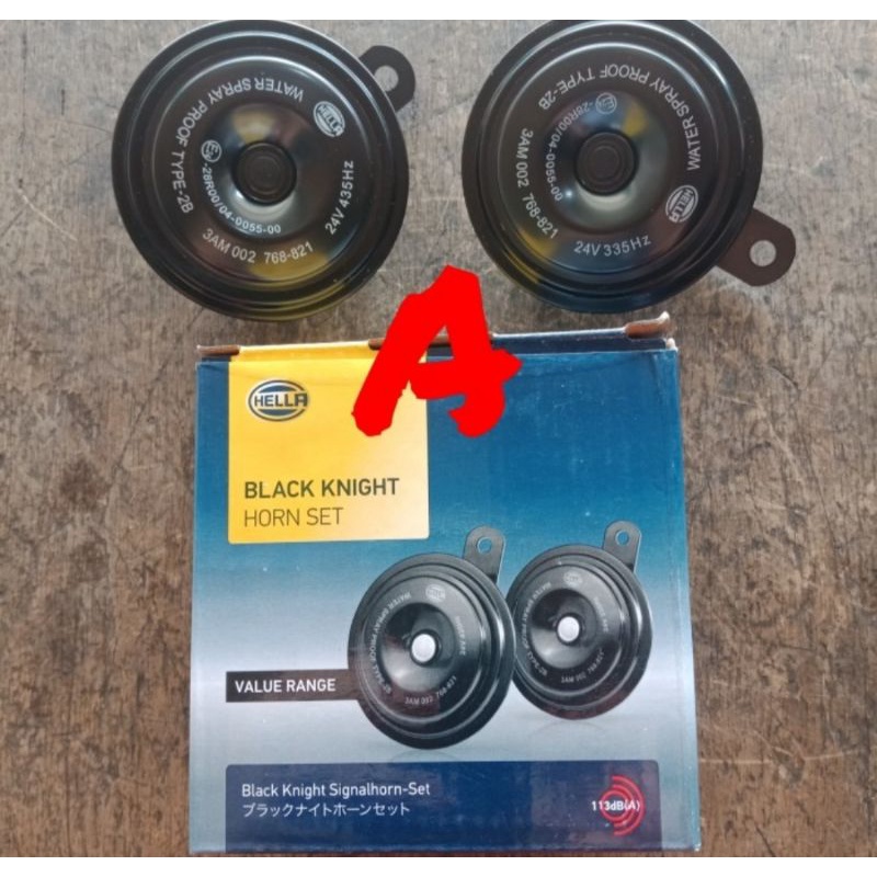 Klakson horn disc Hella 24v