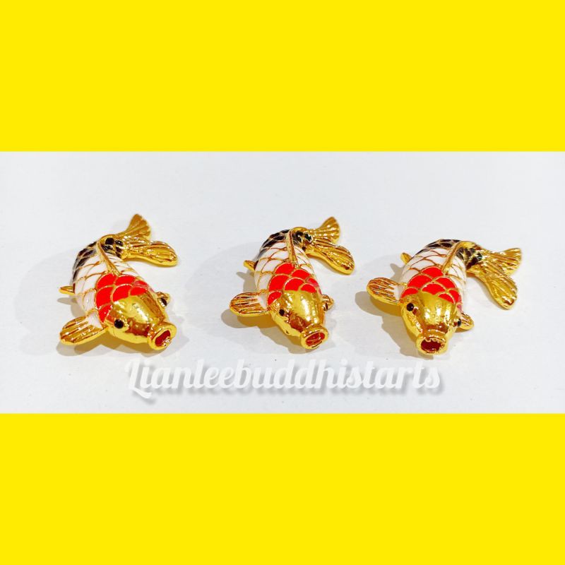 charm beads golden fish ikan emas bandulan gelang