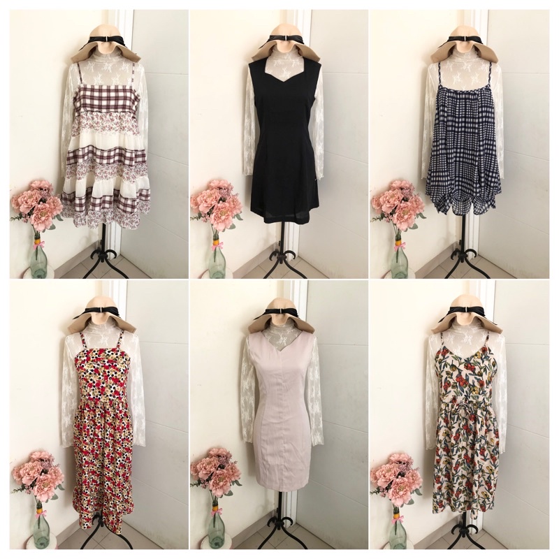 Overall dress / SALE / Dress kawaii / Dress tali satu