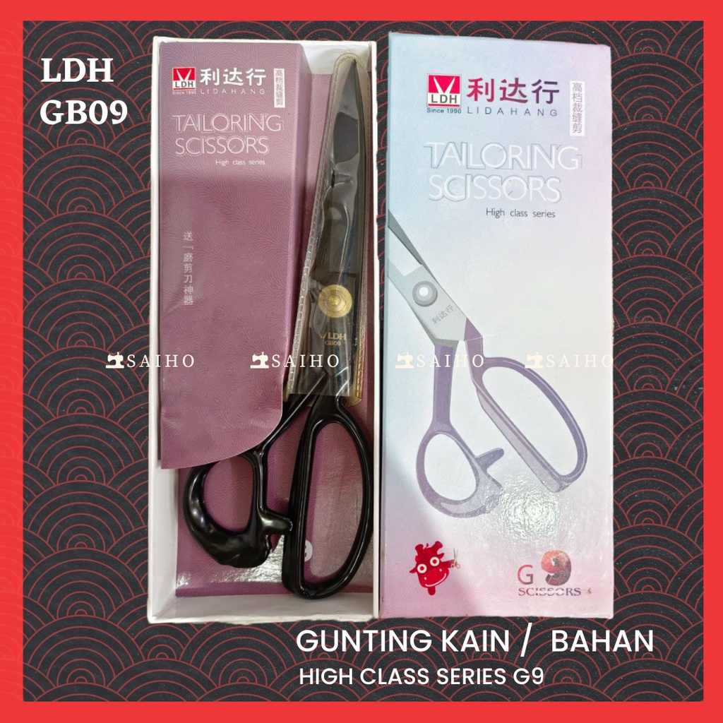 [LDH] Gunting Bahan / Kain / Fabric - Midnight Edition Fabric Shears 9&quot;