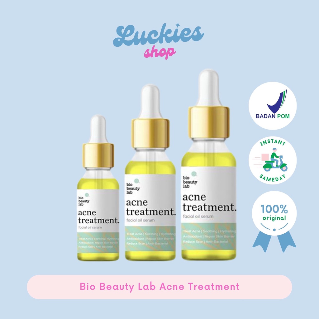 Bio Beauty Lab 10ml Acne Treatment (HEALING) Facial Oil Serum 5ml 20ml Serum Jerawat Serum Acne