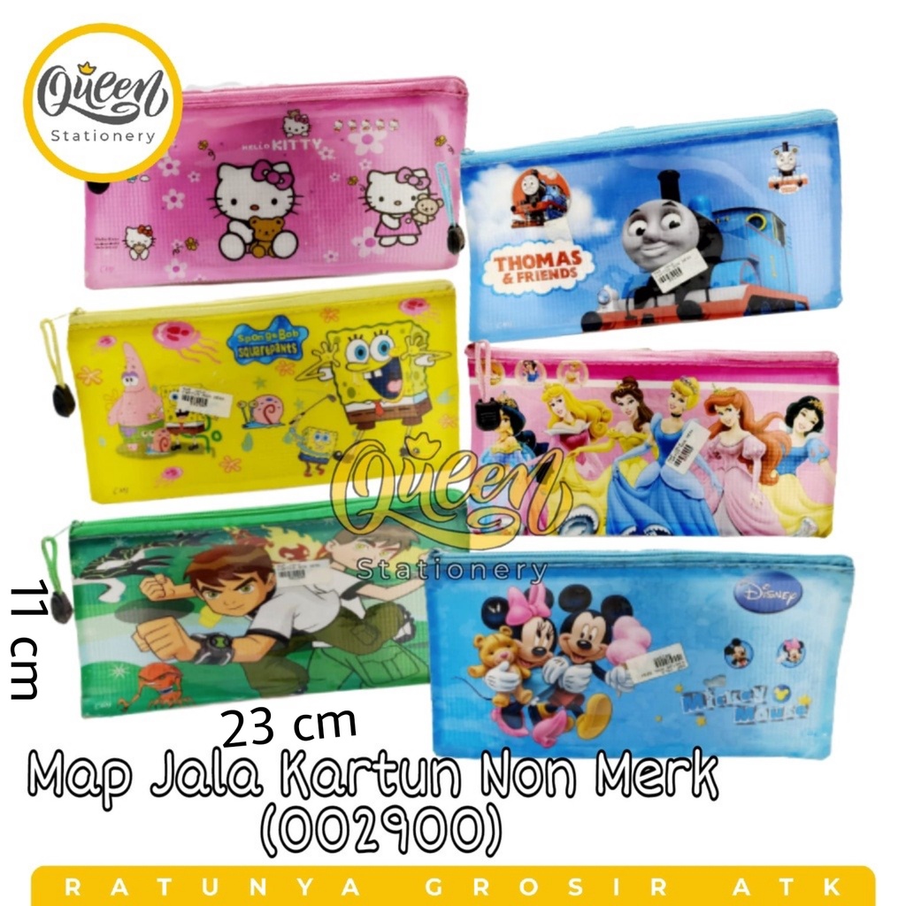 

1 PCS MAP JALA KARTUN NON MERK (002900) / FILE ORGANIZER / TEMPAT ALAT TULIS