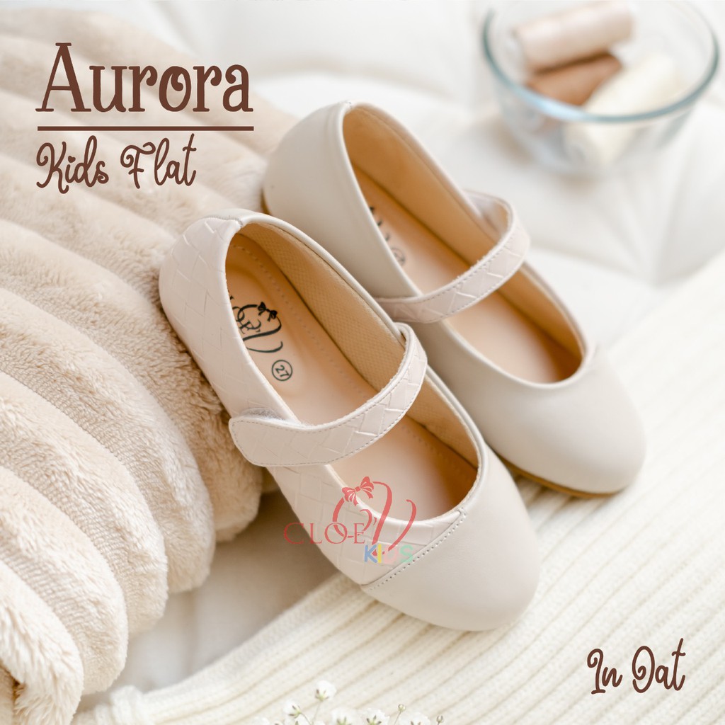 CLOEVKIDS - Aurora Size 22-35 Flatshoes Sepatu Pesta Ballet Anak Perempuan