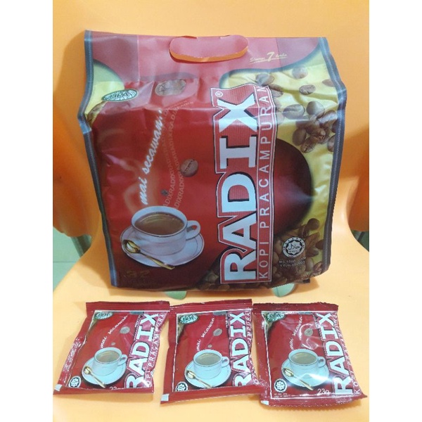 

KOPI RADIX HPA MALAYSIA - PREMIX COFFEE JUMBO 32 SACHET / BUNGKUS
