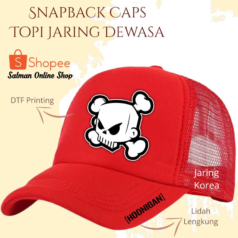 TERBARU DI SALMAN ONLINE SHOP / SNAPBACK CAPS / TRUCKER HAT / TOPI JARING DEWASA PRIA WANITA DESIGN 