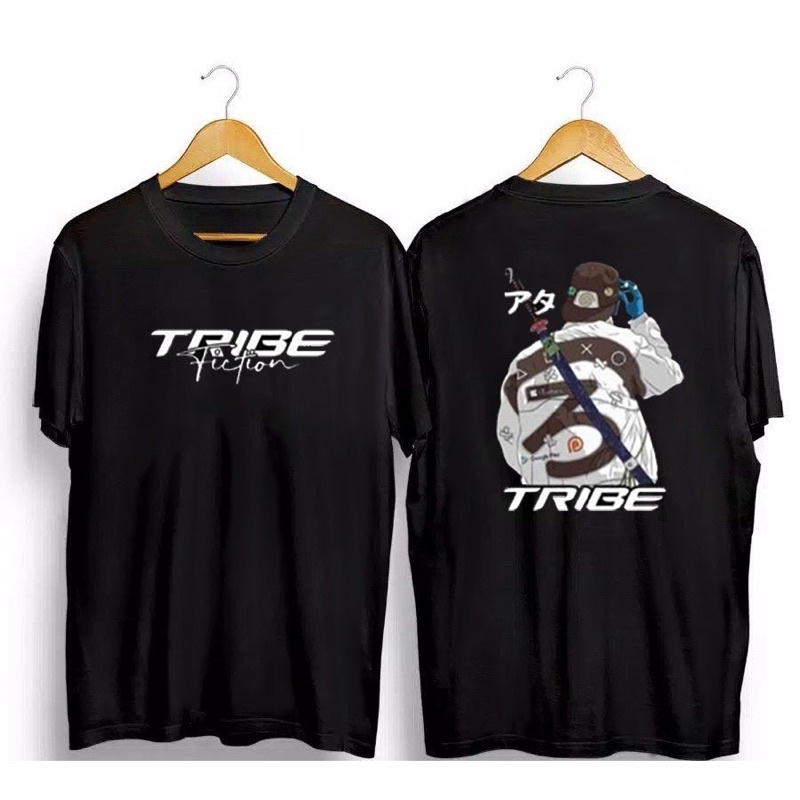 KAOS SAMURAI JEPANG BAJU KAOS T SHIRT PRIA WANITA DISTRO SAMURAI TRIBE JEPANG JAPAN JAPANESE STYLE K