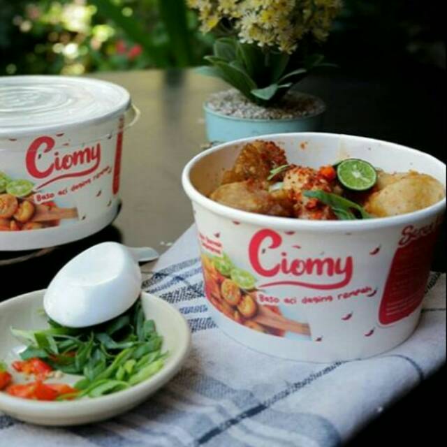 

Ciomy with herb and spicy / Ciomy / bakso aci / baso aci isi 9