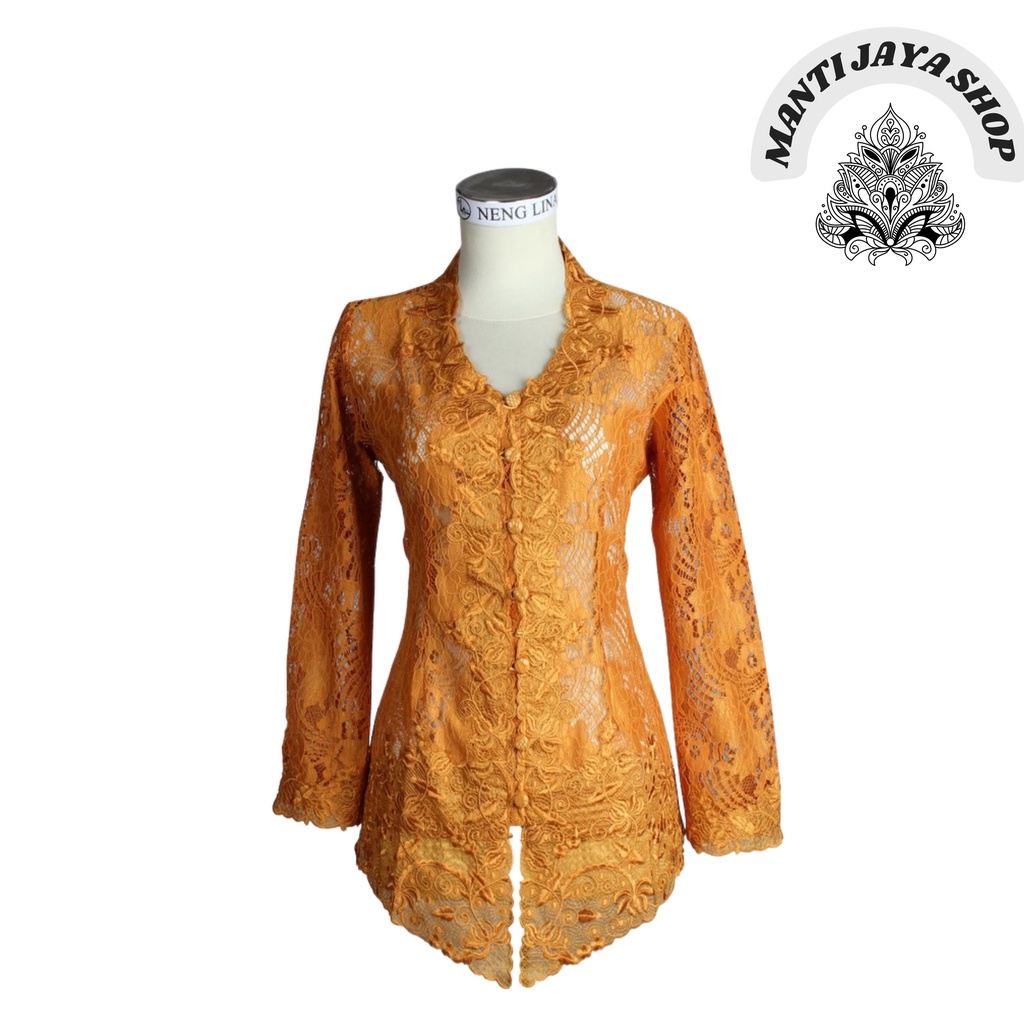 Baju Kebaya Brokat Kubus Panjang Atasan Kebaya Wisuda Modern