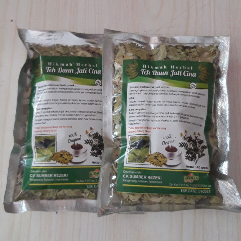 Teh Daun Jati Cina Teh Herbal Peluntur Lemak Tubuh - Teh Pelangsing Diet