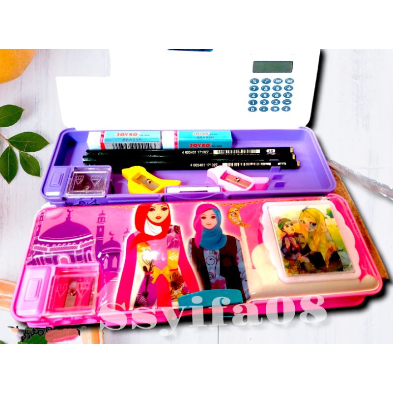 

KOTAK PENSIL/TEMPAT PENSIL KARAKTER +KALKULATOR