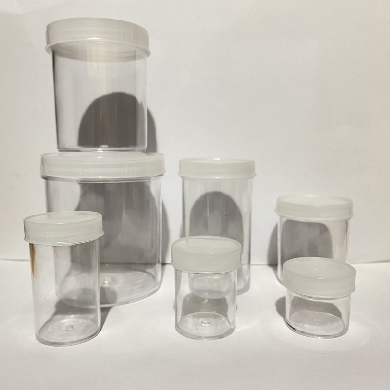 Pot Plastik Obat / Pot Urine / Pot Salep Praktikum Semua Ukuran