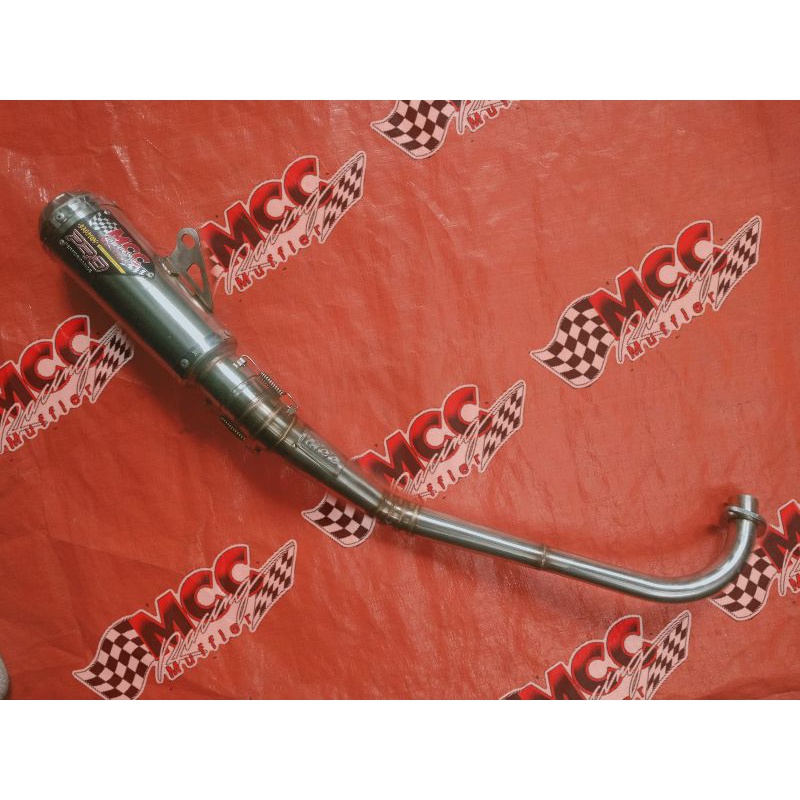 Knalpot Bebek 130TU Stainless MCC Racing Muffler