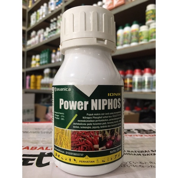 Power NIPHOS 250 ml pupuk makro cair IONIK