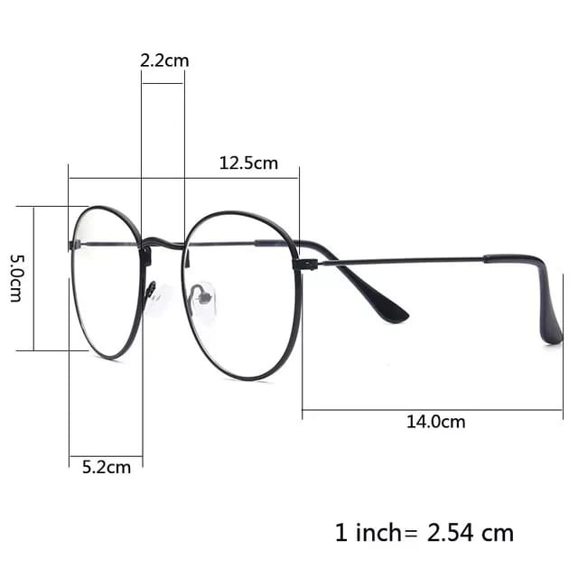 ( Fy ) COD termurah Kacamata Baca Frame Anti Radiasi import Metal Gaya Retro Pria / Wanita import